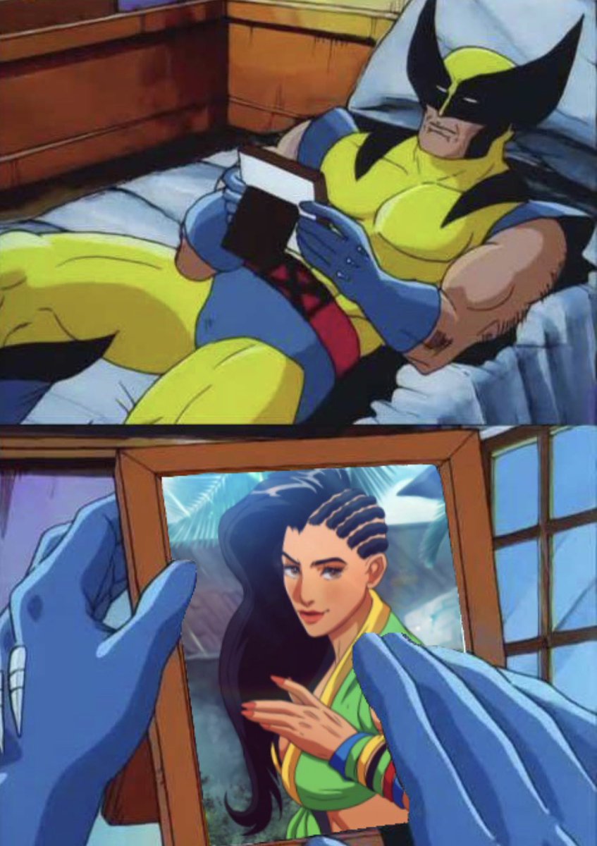 Clara_something's tweet photo. I’m loving Street Fighter 6 but it’s very much got me like this. 

Laura I miss you 😭 
#SF6 #sf5 #Laura https://t.co/9Yu5XSMPzI