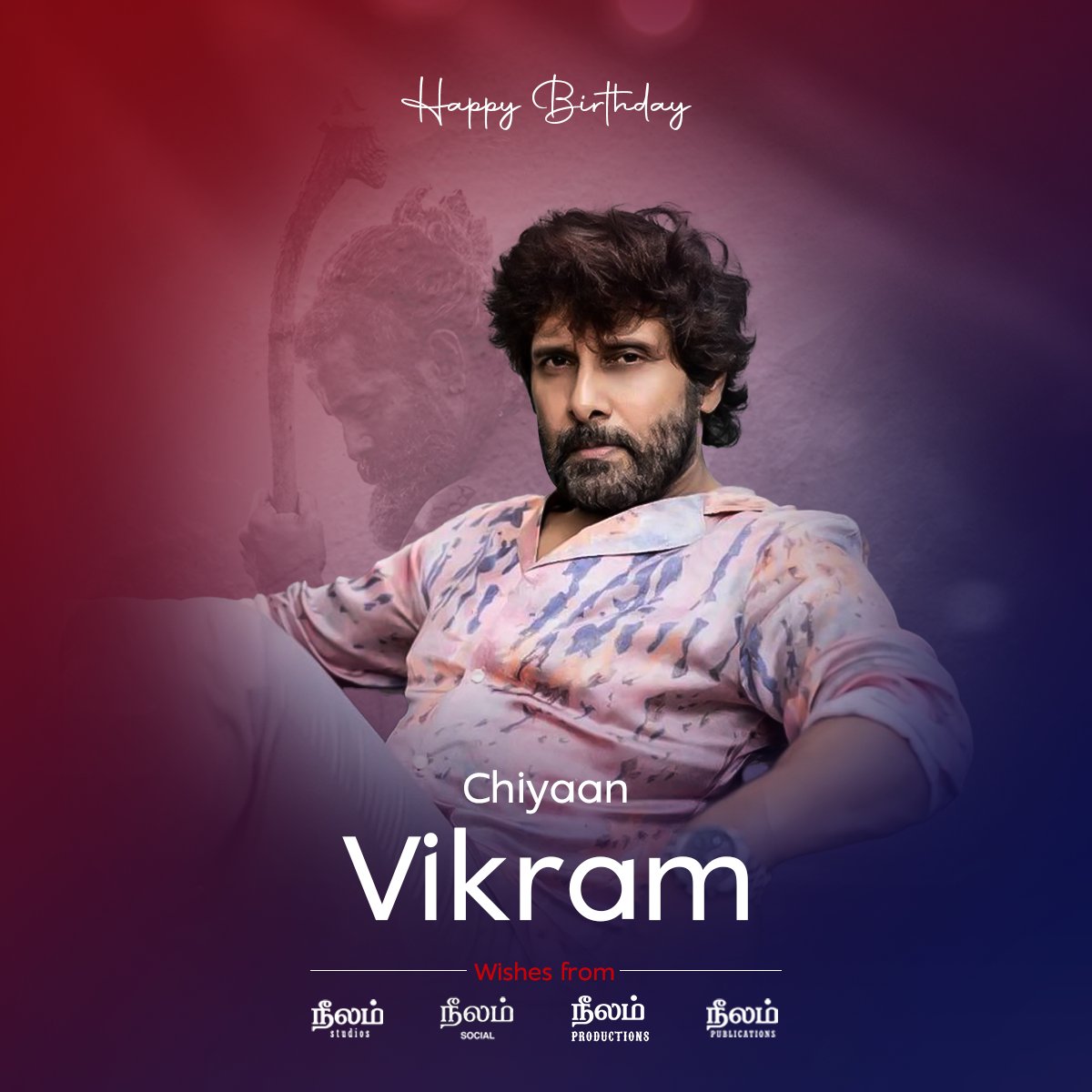 Happy birthday to our very own #Thangalaan, @chiyaan #Vikram sir✨ May your day be as legendary as your performances and as magical as your on-screen presence! #HBDChiyaan #HBDVikram