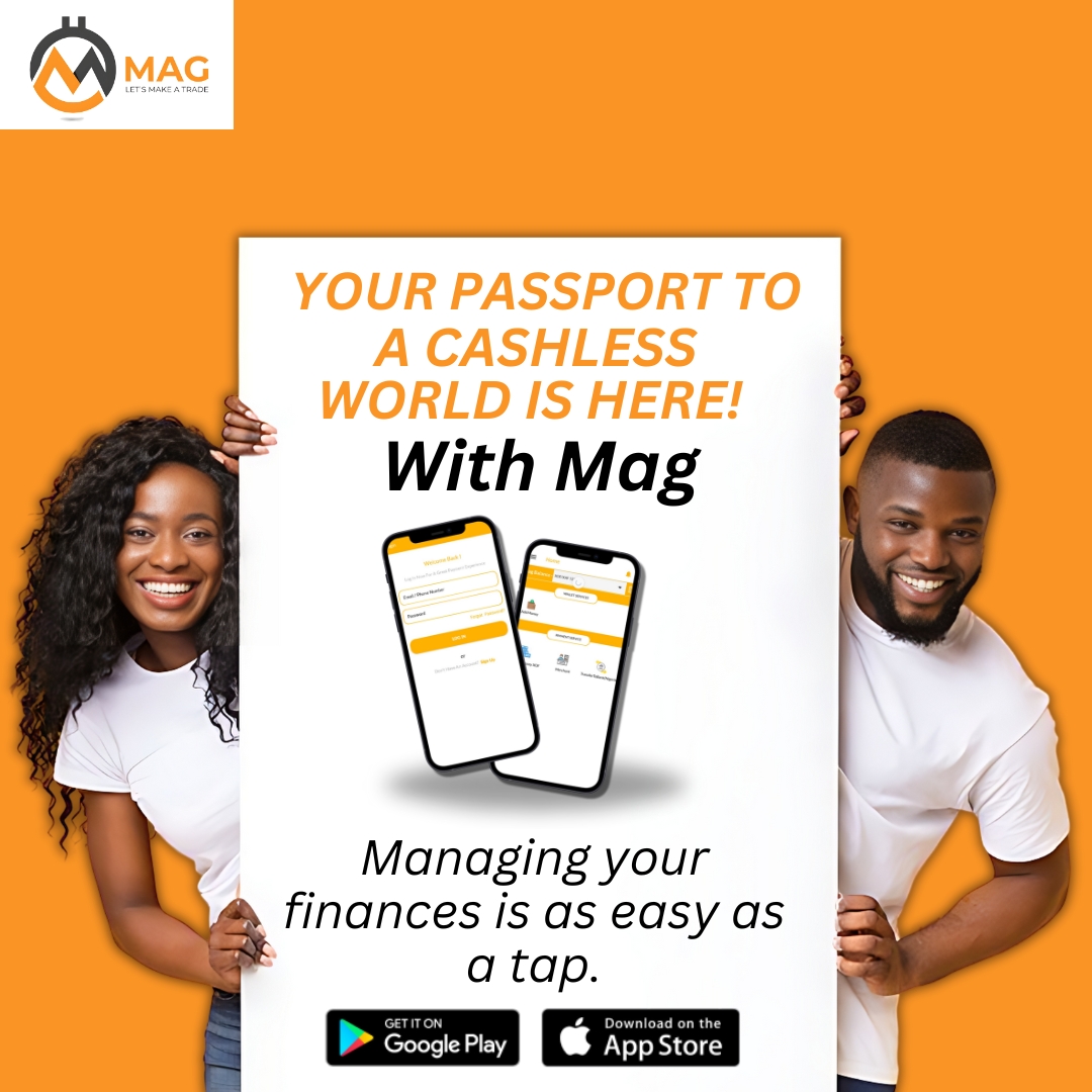 Your Passport to a Cashless World with MAG.
introduces an innovative approach to embracing a cashless society.

#Magremit #SendMoneyOnline #FastAndSecure #GlobalTransfers #paymentsolutions #mag #Cashlesspayment