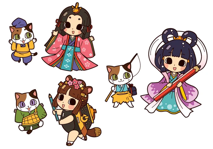 クロスワードパズル誌用イラスト。十年くらい前のです 