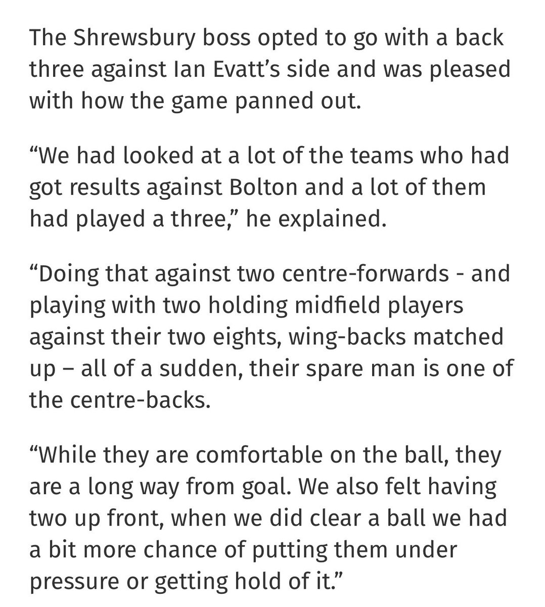 StapleBwfc's tweet photo. Being too stubborn to change when needed is why we are in the league. We are so predictable. Teams have worked us out since Christmas. #bwfc https://t.co/sJR3zwY010