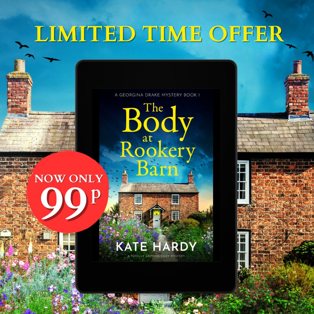 🚨 Daily deal alert! For one day only, you can buy The Body at Rookery Barn by @katehardyauthor for just £0.99 in the UK! Perfect for fans of Midsomer Murders and Agatha Raisin: geni.us/86-pp-two-am #ebooksale #crimefiction