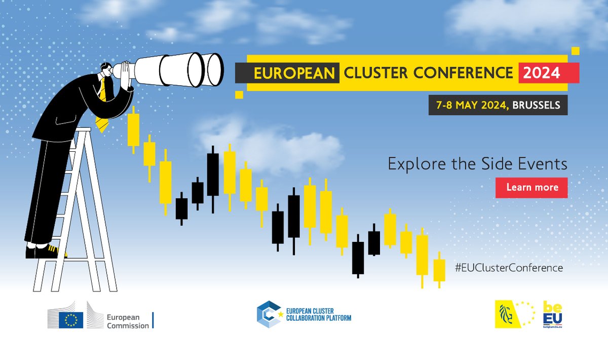 📢Discover clusters' role as drivers of EU competitiveness! 🗓️Join us on 6 May for the side events at the #EUClusterConference 2024. Dive into discussions on EU funding with #Euroclusters & exchange best practices with National Cluster Associations More👉bitly.ws/3gAnI