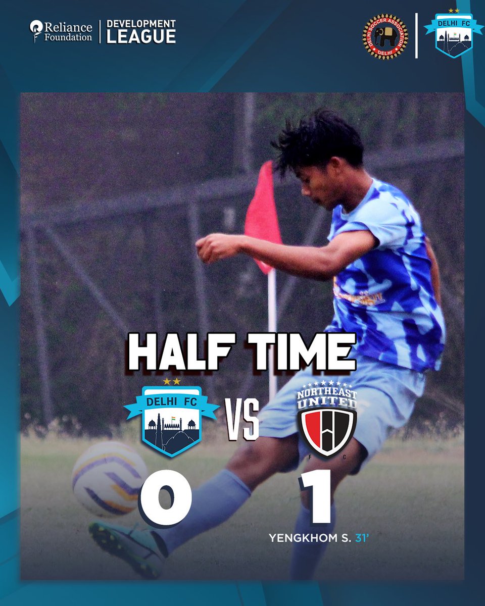 All to play for in the second half. 💪

#DelhiFC #DilMeinDilli #IndianFootball #RFDL2024