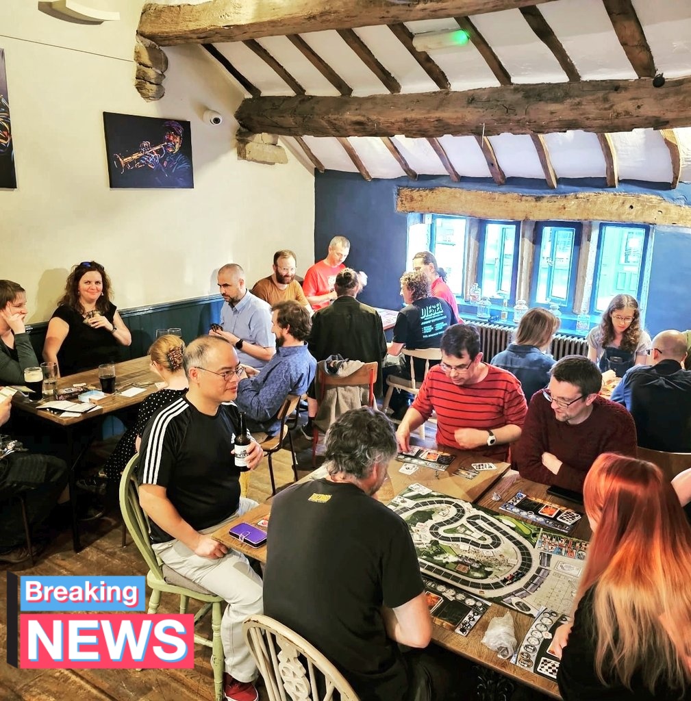 Wednesday night gaming is now WEEKLY, 7PM at The Flying Duck Ilkley.
See you this evening.