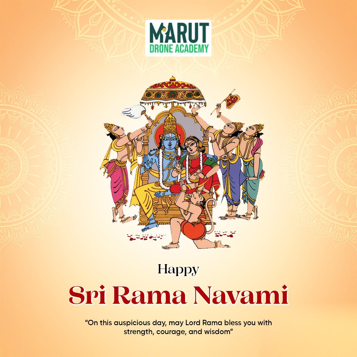 marutdrone's tweet photo. May God bless you and your family with all the good in the world and the best of health. Happy Ram Navami.
#MarutDroneAcademy #RamNavami #JaiShreeRam https://t.co/I6TjojvzkS