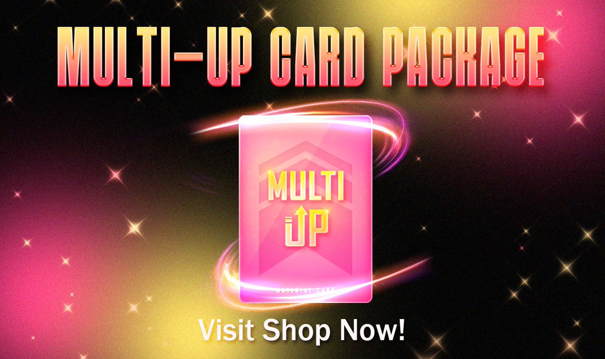 [📢] R 등급으로 향하는 가장 빠른 방법! 신규 아이템 'Multi-Up Card'가 포함된 패키지를 지금 바로 상점에서 만나보세요!🤩 Multi-Up Card Package Update! Visit Shop Now💥 🆙bit.ly/3IDMxKH #슈퍼스타에이티즈 #SUPERSTARATEEZ