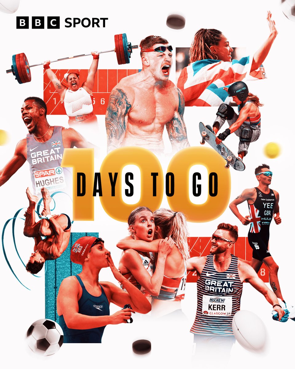 It's going to be special 🤩 100 days to go until the Paris 2024 Olympics! #Paris2024 #BBCOlympics