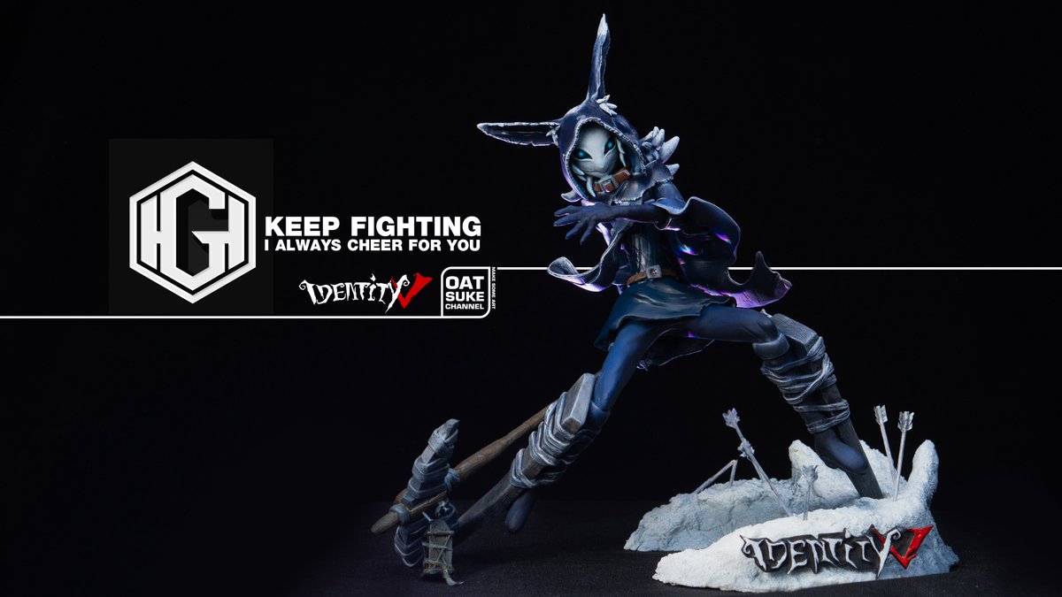 Keep fighting #GH. I always cheer for you. I'm showing you my Night watch sculpture to give you some power. #COAVIISupport #IdentityV #COA7Support