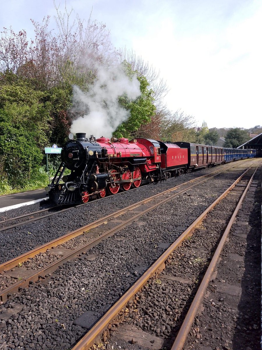 Yellow service today and Winston Churchill is in use after recent overhaul. Trains 10.30 and 12.30 from Hythe for a trip right around the railway including stop at New Romney for Model Railway/Heritage Centre and lunch at Dungeness See rhdr.org