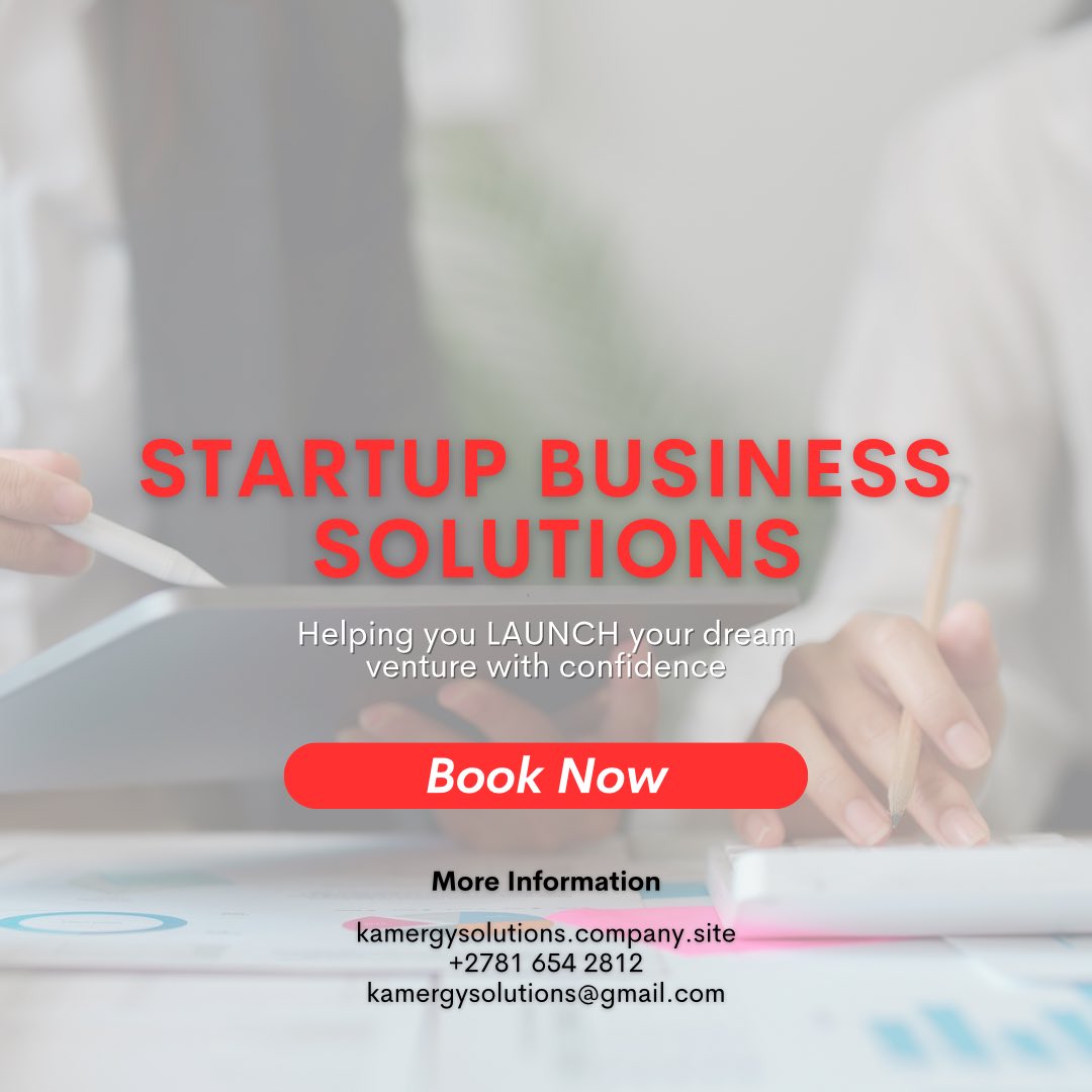 KamergySolution's tweet photo. Unlock the full potential of your business with comprehensive consulting services covering startup solutions,risk management,brand identity,strategic planning, customer service enhancement, and digital marketing support
Lets chart your path to success together
#kamergysolutions https://t.co/Bn2NjzQDSb