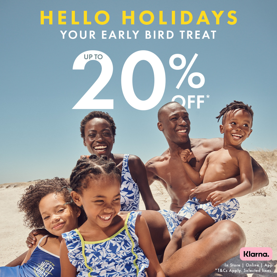 Jet off in style and for less with up to 20% off holiday shop online and in store, thank us later 😉🌴 Shop from £2.50 > spklr.io/6017okez