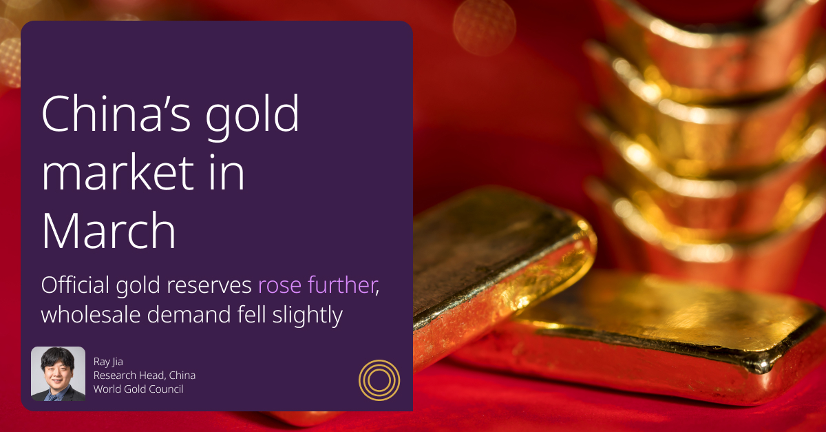 'The shining performance of gold compared to other local assets has attracted increasing attention from investors.' Read more on gold in China from Ray Jia, our Research Head in the region, here: spr.ly/6018bDtZ8