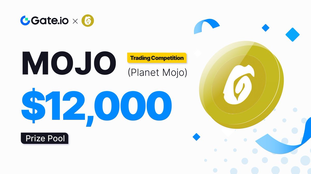 💥 An Interoperable Gaming Ecosystem: Join $MOJO Trading Competition and Share $12,000 Rewards!

⏰ 02:00 AM, Apr 18 - Apr 25 (UTC)

🔸 Follow @gate_io <a href="/Gateio_Startup/">Gate.io Startup is now Gate Launch</a> &amp; @WeArePlanetMojo
🔸 RT &amp; Like 

➡️ Details: gate.io/article/35985

#Gateio #MOJO #Trade