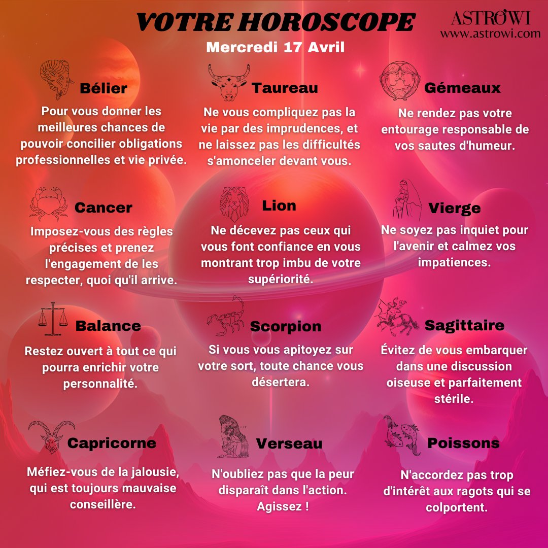 astro_wi's tweet photo. Découvrez votre horoscope du jour !🔮💫🥰

"Dans une consultation de voyance, les étoiles nous guident, mais l'amour est la boussole de notre destin." ✨

Voyance au 0492980002 5€/10min avec le code FB01
Voyance Live: 08 90 37 50 00

#astrowiavis #horoscope #astrowi #astrologie https://t.co/lk8HPF9NEr