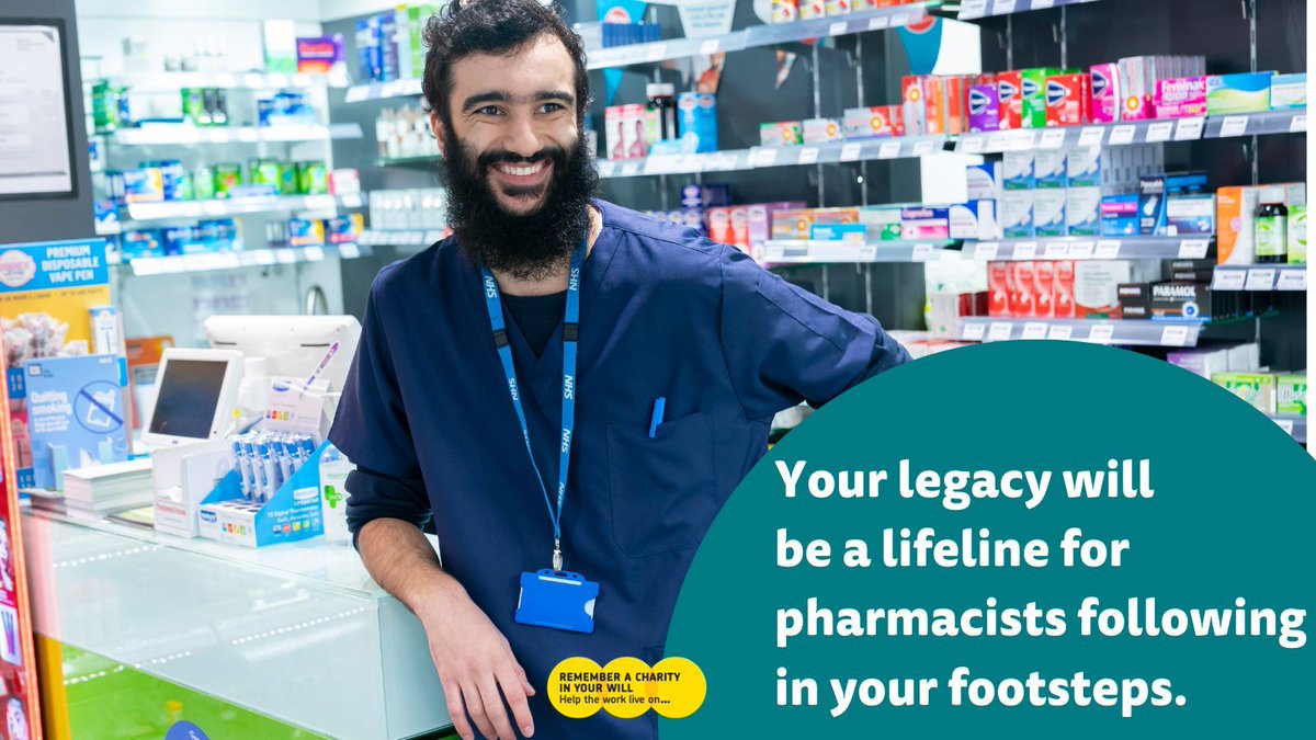 Our vision is that no one in our #pharmacyfamily will face challenging times without us by their side. Every gift in every Will, regardless of size, will have a lasting impact on our future ability to respond to the personal needs of pharmacists in GB. buff.ly/44OUbtz