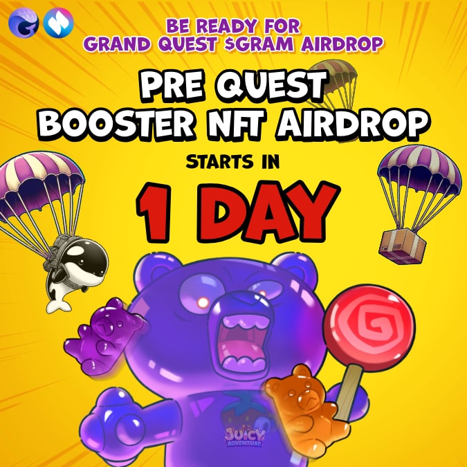 🎈Pre Quest Booster #NFTAirdrop 🎈 starts tmrw!!!

Here is the step-by-step guide to ensure you’re fully prepared! If you are unfamiliar with the @iskra_world Quest Wall system make sure to read it through🧐
👉 link.medium.com/URaxFxcBRIb