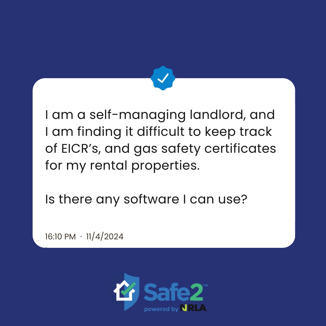 📢 #Landlords! If you can relate 👇 then this is your sign to start ordering your compliance certificates through Safe2! ✅ Order and track your certificates in one place. ✅ Task a qualified tradesperson to complete a certificate for you. Get started: safe2.co.uk