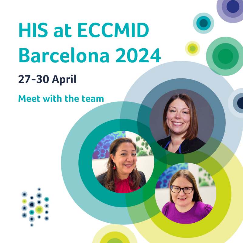 Are you heading to #ECCMID2024 @ESCMID? Interested to learn more about HIS? Meet with the team and find out more about our plans for the future! 👋 Sarah Adibi, CEO 👋 Helen Davies, Head of Membership and PD 👋 Christine Fears, Head of Publishing DM us to arrange a meet ☕📅