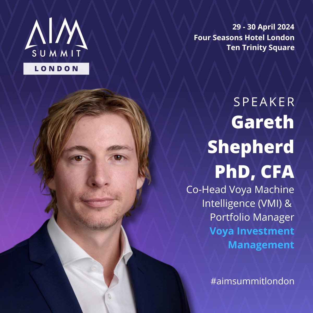 Hear from Gareth Shepherd and other esteemed panelists as they discuss 'Investment Opportunities in AI' at AIM Summit London 2024! Apply to attend: aimsummit.com/londonapplytoa… #alternativeinvestments #aimsummitlondon #artificialintelligence #ai #voya