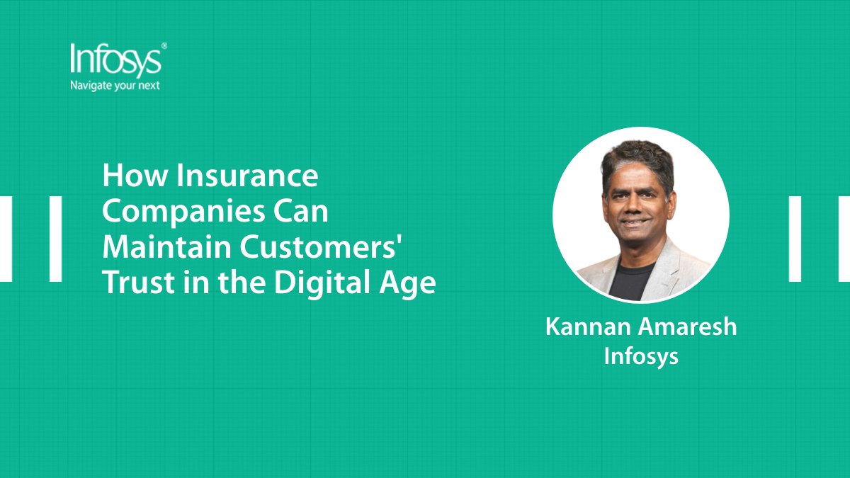 Customers today look for reliability, accessibility, and sensitivity in their brand interactions. In his #Forbes article, Kannan Amaresh details how #insurance leaders can build #digitaltrust for consumer benefit in the #AI age. Read here. bit.ly/49Cxonf