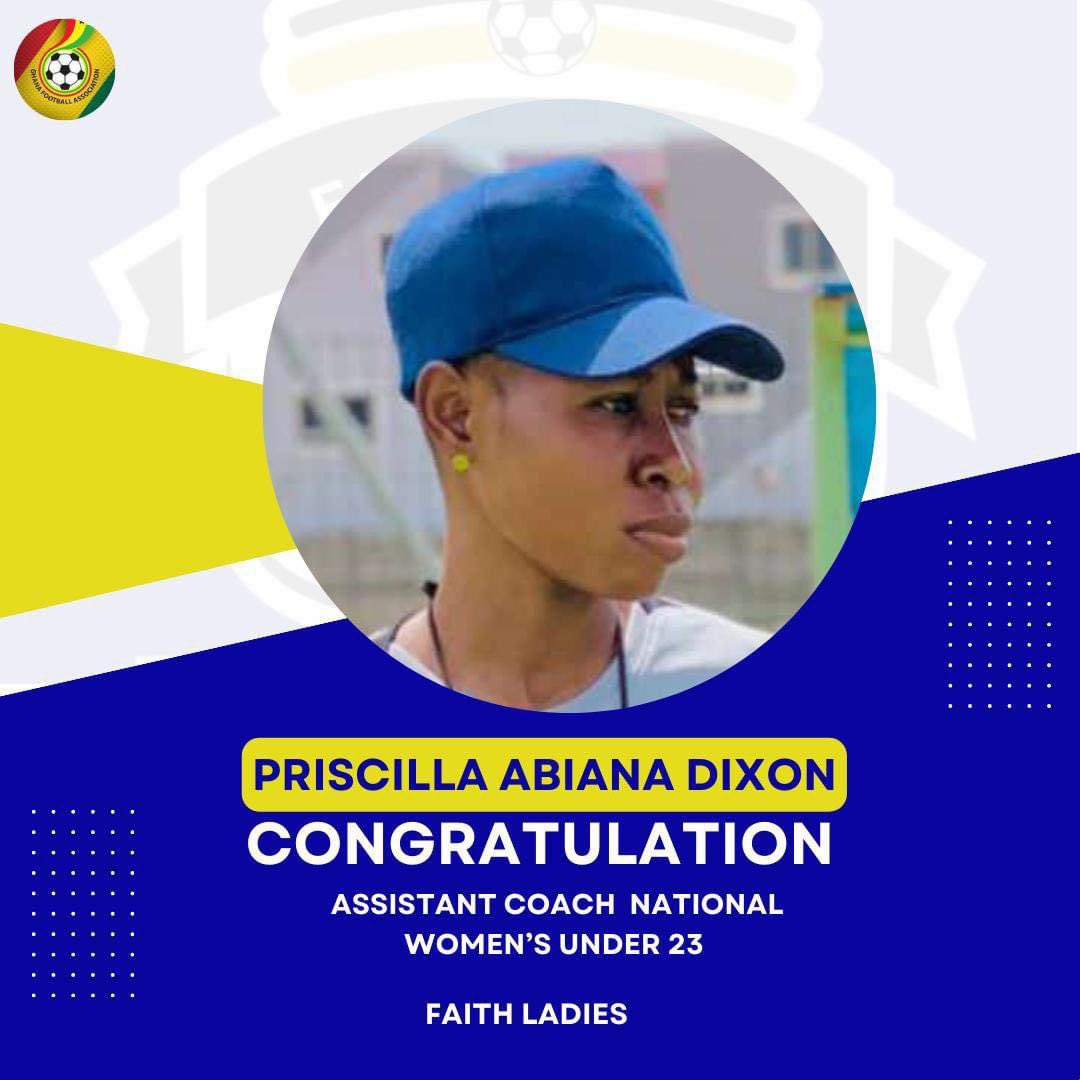 Our Gaffer has been appointed as assistant coach for the newly national Under-23 Women’s team,we are proud of you coach,congratulations. Kindly follow us #faithladies