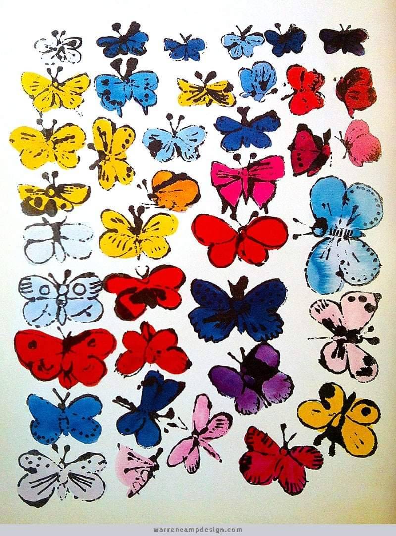 🎨Butterflies, 1955s by Andy Warhol 🦋
#painting #AndyWarhol