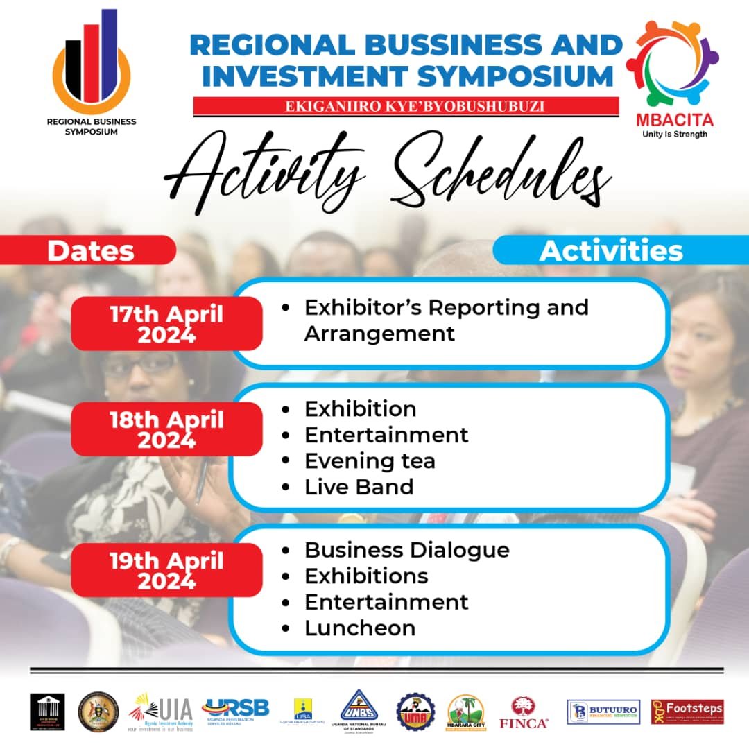 Today, exhibitors are reporting and taking up their spaces at Ntare gardens, Mbarara This is about the regional business and investment symposium, standing on the theme - 'Exploring Business / Investment opportunities through continuous community engagements' #EmpoweringInvestors