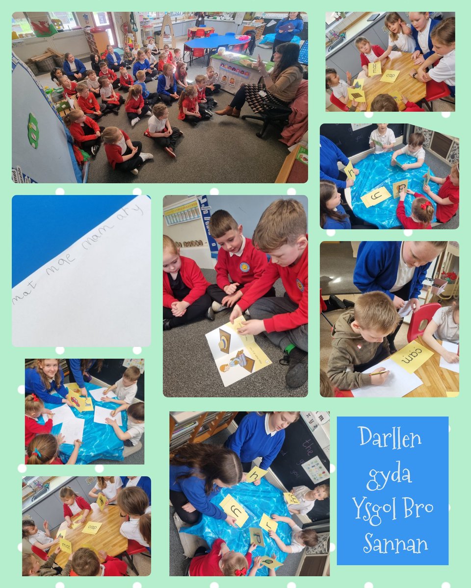 Last Friday we had an amazing visit from Ysgol Bro Sannan to help us read Welsh. The children were amazed by how much they could read! Diolch yn fawr iawn!  #siarteriaithabgps #siarteriaithybs <a href="/AberbargoedPS/">Aberbargoed Primary</a> <a href="/AberCriwCymraeg/">Criw Cymraeg Aberbargoed</a> @YsgolBroSannan <a href="/MsJonesYBS/">Ms Jones 🏴󠁧󠁢󠁷󠁬󠁳󠁿😃</a>