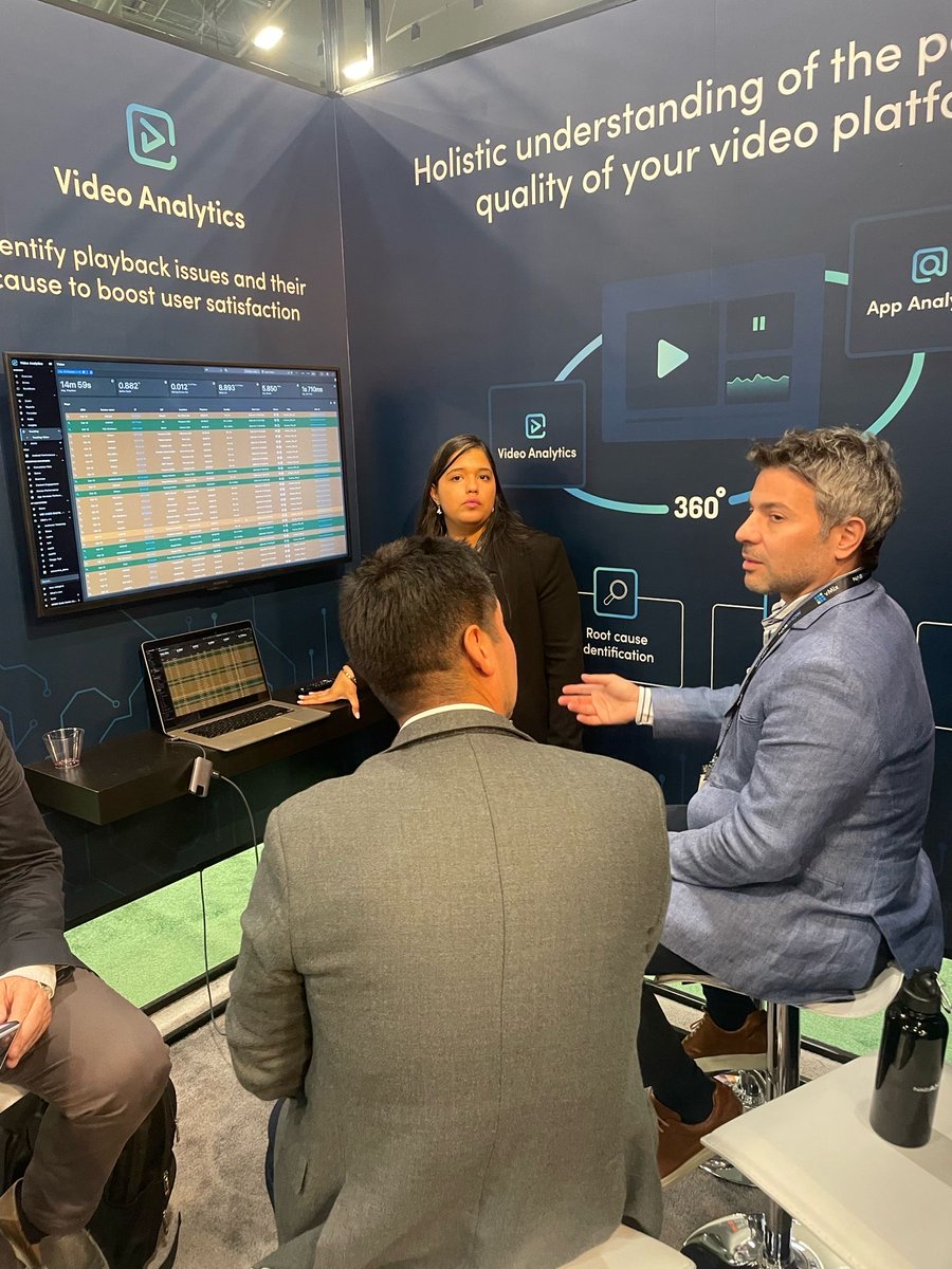 Wrapping up Day 3 at #NAB2024 🎬 with new partnerships, successful product demos, and a delightful #NPAWRTY Vegas Finale 🍷 If you missed out, connect with us ⏱️ hubs.li/Q02t6Mqp0 Onwards and upwards! 🌐 #SuccessfulWrap #streaming #VideoIndustry