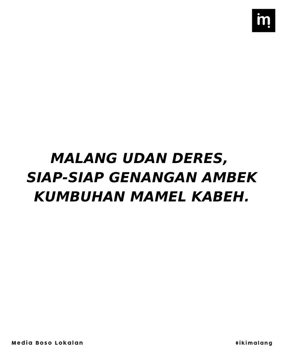 iki_malang's tweet photo. Wes nglumpukno niat gawe umbah-umbah, malah sedino ganok panas blas. https://t.co/Y9LUIGW938