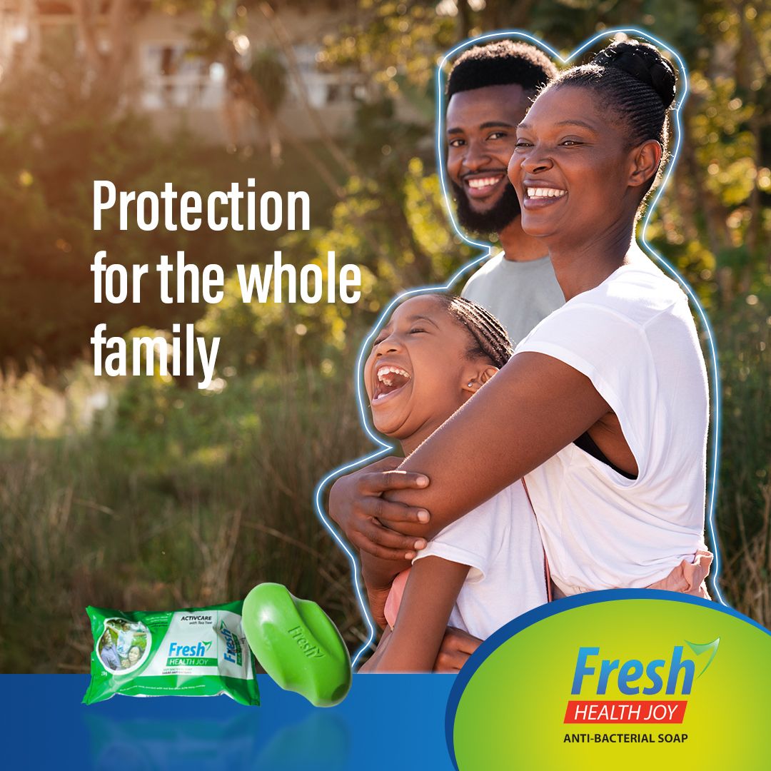 Next time you go shopping choose Fresh Health Joy Anti-bacterial Soap! It protects against bacteria and leaves your family feeling refreshed. #unitedrefinerieslimited #FHJ