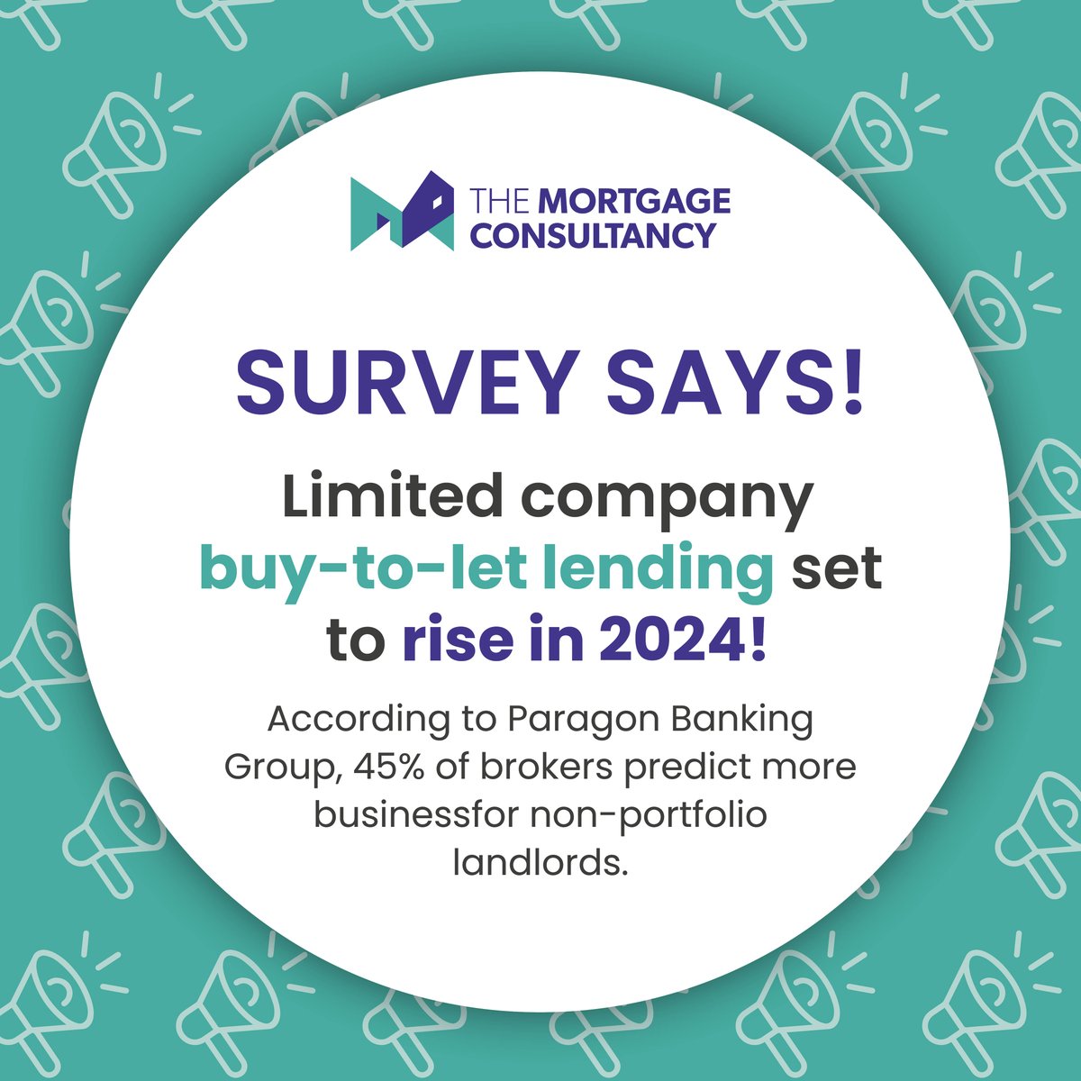 📈 Survey says: Limited company buy-to-let lending set to rise in 2024! According to Paragon Banking Group, 45% of brokers predict more business for non-portfolio landlords. Follow us to stay ahead of the curve!

#MortgageBroker #Kent #Mortgages #MortgageAdvisor #ReMortgages