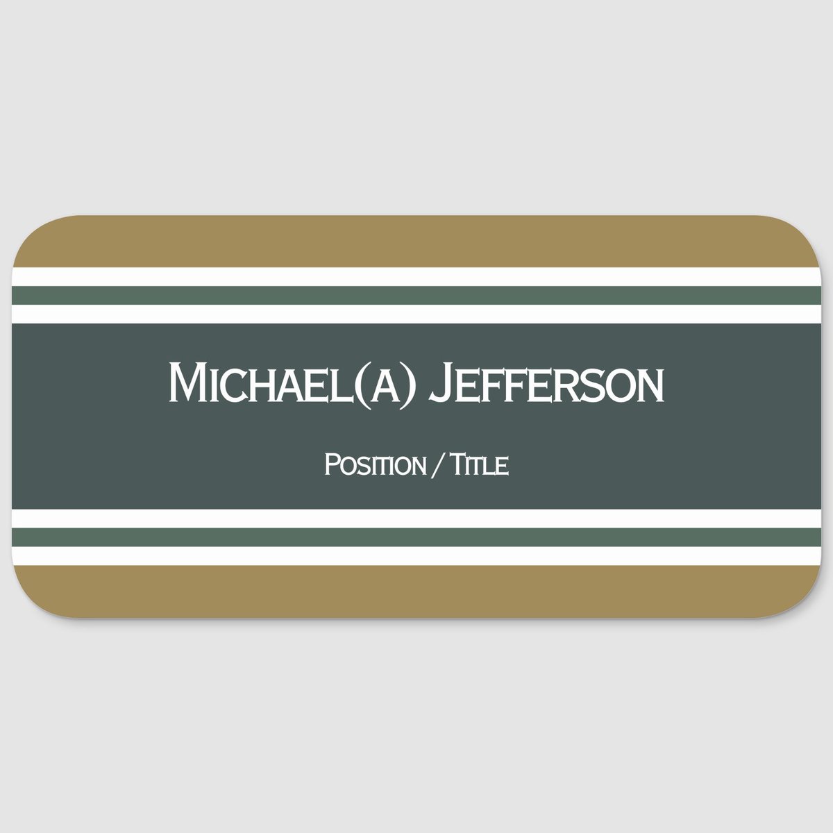 The line between modern minimalism and timeless elegance zazzle.com/hunter_green_g… Hunter Green #nametag can be a #Personalizedgift for #corporate #employees #Professional #identity for every team #nametags Give a #corporategift #zazzlemade #zazzle #BusinessMan #BusinessSolutions