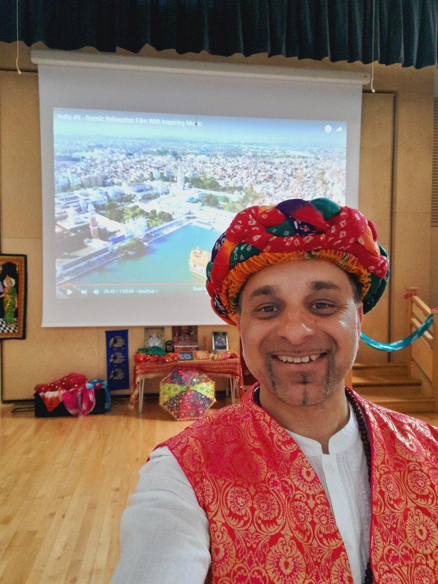 My Incredible India 🇮🇳 Dance and Storytelling workshops continue at a wonderful Primary School in #Wolverhampton across. Taking the children and Teachers to the East for immersive arts and culture 
#storytelling #Indiatopic #geography #PrimaryEd #culture