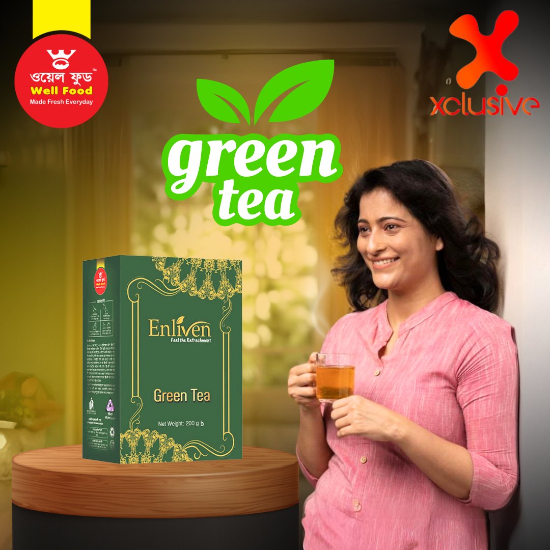 xclusivebrandbd's tweet photo. Enliven feel the refreshments with Well Food Green Tea!https://t.co/JiYEdPwxzR
#GreenTea #WellFood #Tea #tealovers #teatime https://t.co/etncxMKG0g