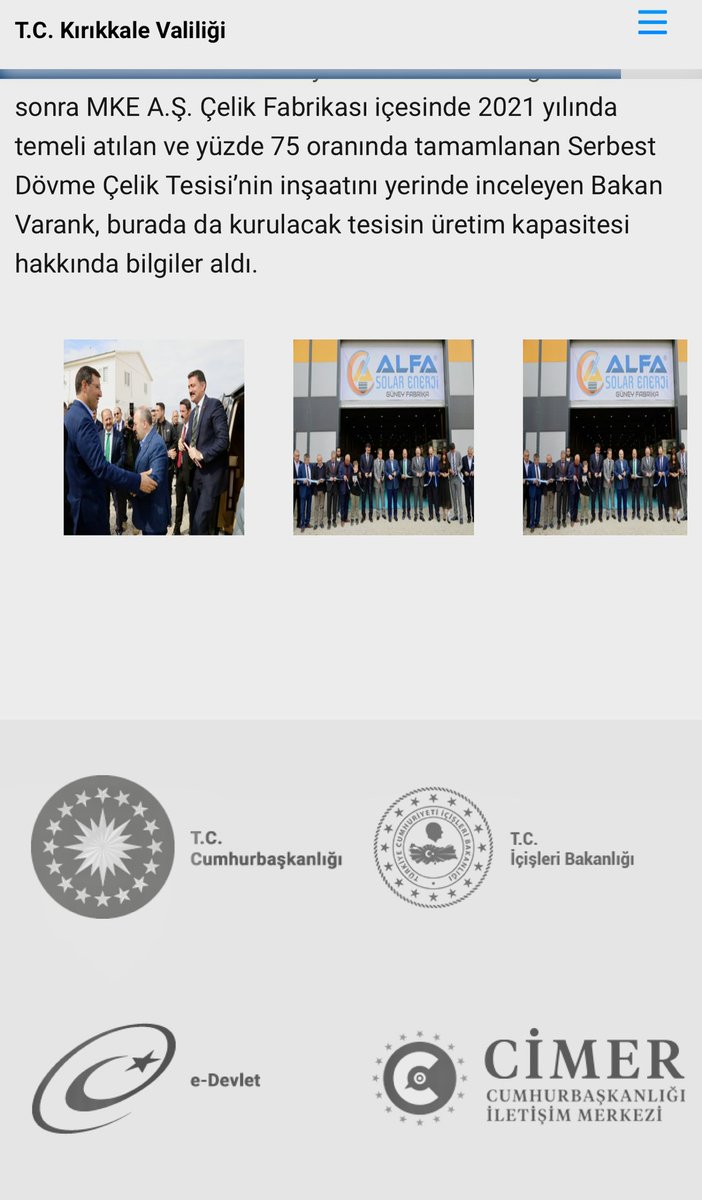 Sen Türkiye'de yaşamaya bile cesareti olmayan, ahlaksız, yalancı bir müfterisin. 2022'de Kırıkkale'de yaptığım OSB ziyaretinin valilikteki haber sayfasından bir fotoğraf bulup attığın iftira bana yapışmaz. Ben eski Sanayi Bakanı olarak bunun gibi yüzlerce değil binlerce fabrika…