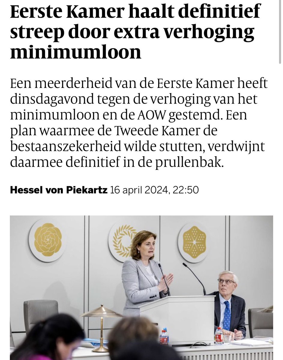 Grote woorden over bestaanszekerheid, en dan niet leveren. De tegenstem van BBB en VVD is een schoolvoorbeeld voor hoe beloften verdampen zodra de stemmen zijn geteld. Het maakt ons nog strijdbaarder in onze inzet voor een eerlijk en rechtvaardig Nederland voor iedereen.