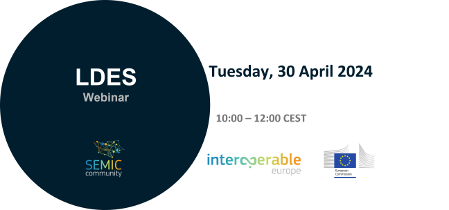 🗓️ Join the #LinkedData Event Streams (LDES) webinar on April 30, 2024, from 10:00 to 12:00 CEST! Learn about #LDES , their significance, and their role in #DataPublishing. 📕Stay tuned for the agenda! 👉europa.eu/!9hbXjn @DigitalEU @EULawDataPubs @EU_DataPortal