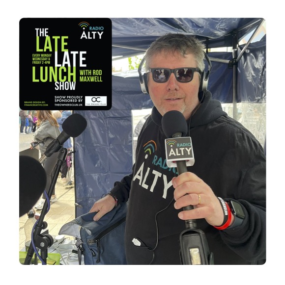 #thelatelatelunchshow from 2pm today on RadioAlty.co.uk - #studentnewsandviews, new music, + 'The Campaign for Consistent Clothes Sizes' - find out why on RadioAlty.co.uk - online, Alexa, & apps.  Supported by The Owners' Club - empowering startups. #Retail