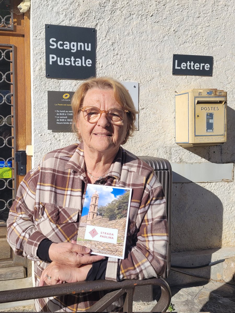 LPNews_Corse's tweet photo. Comme Marie-Ange à Omessa, craquez pour le collector #Corse #StradaPaolina disponible dans les bureaux de Poste ou https://t.co/yxvvxE8911 pour envoyer vos courriers aux couleurs de l'île. https://t.co/wti2odCpDv