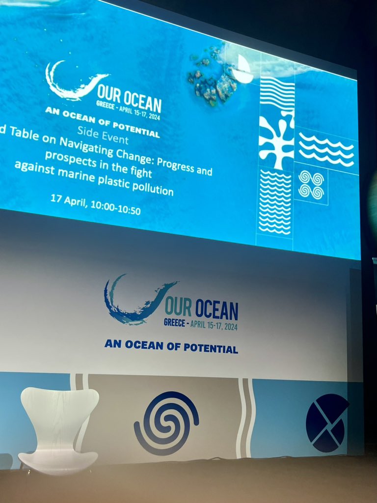 Proud to speak alongside an esteemed lineup of experts to share @OurOcean’s global solutions roadmap to ocean #plasticpollution. #OurOcean2024