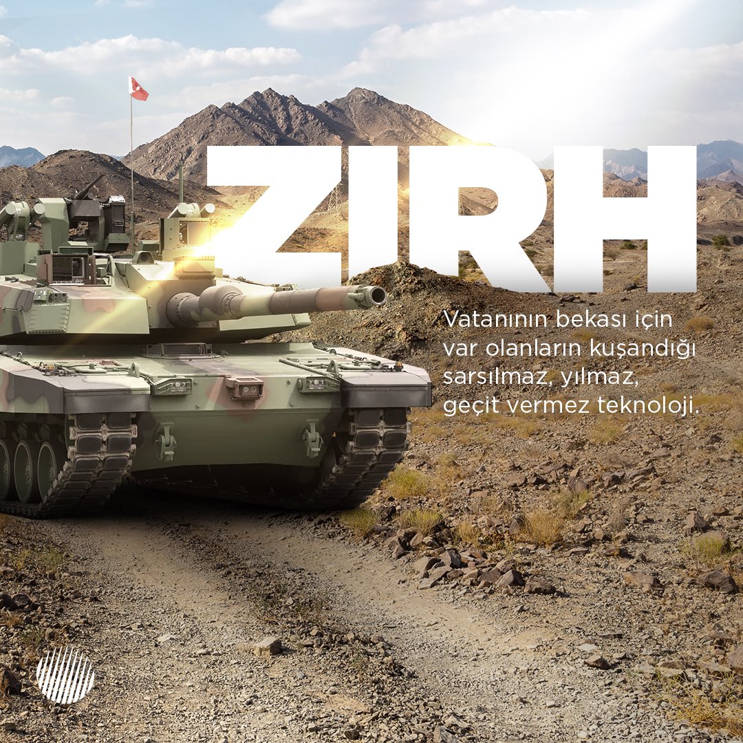 roketsan's tweet photo. Havada, karada, hırçın sularda
#ZIRH’ın sağlamsa gücün sınırsız. 🇹🇷
#SözünÖzüRoketsan
#YarınİçinYüksel
#Roketsan 🚀 https://t.co/BSKFS40DzX