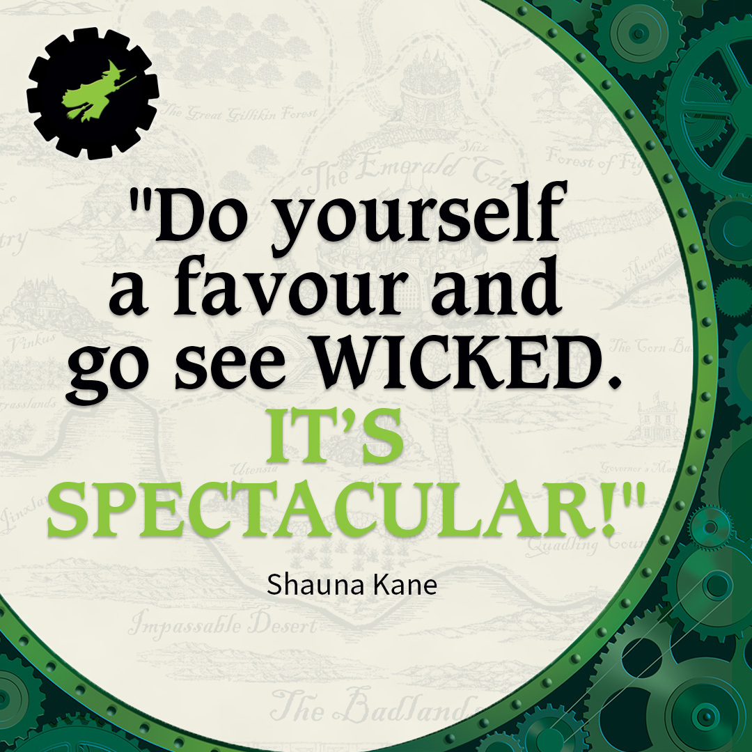 We couldn’t be happier, Shauna Kane! Thank you for spending One Short Day in the Emerald City with us ✨💚 #WickedInOz