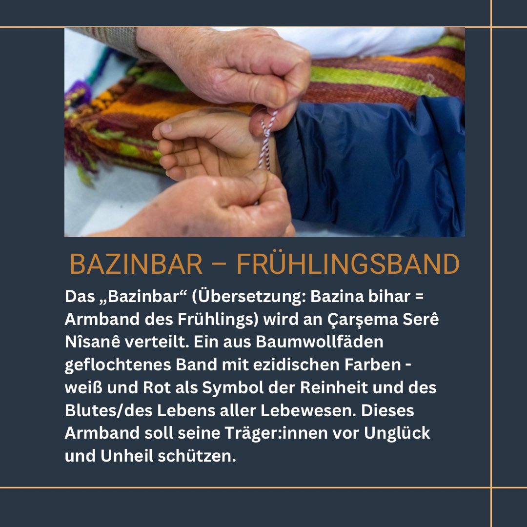 AvNikomedia's tweet photo. Çarşema Serê Nîsanê Pîroz Be! 🦚🌹🎉
Heute feiern ezidische Kurden das Neujahr. 🦚☀️
Happy new year to the Êzîdî!🦚☀️
#SersalaÊzîdî
#ÇarşemaSorPîrozBe #Lalash #Şengal #Shangal #ÇarşemaSor https://t.co/AWSiVwR5JP