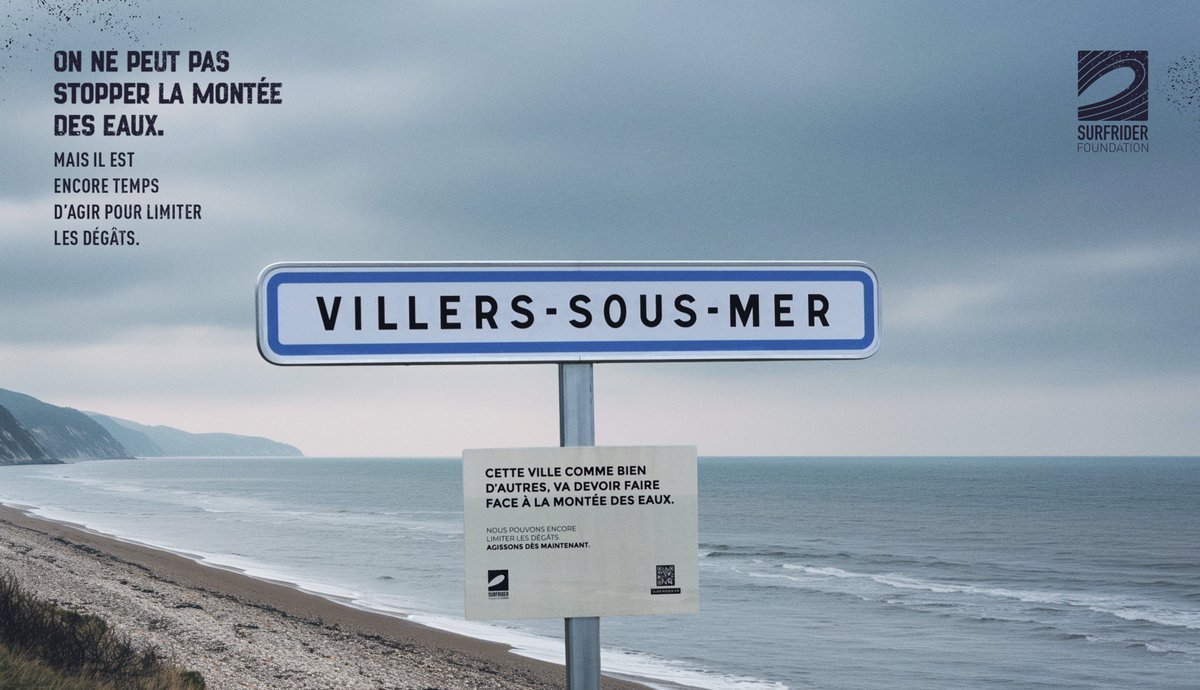 "Elle dit qu'on est foutus, qu'la mer monte"… Elle monte, et on ne peut pas la stopper, mais on peut agir pour limiter les dégâts. C'est le message de notre activation pour <a href="/surfriderfrance/">Surfrider France</a> ! L'opération _sous-mer à découvrir ici ⤵️ icibarbes.com/creation/_sous…
#CreativityForChange