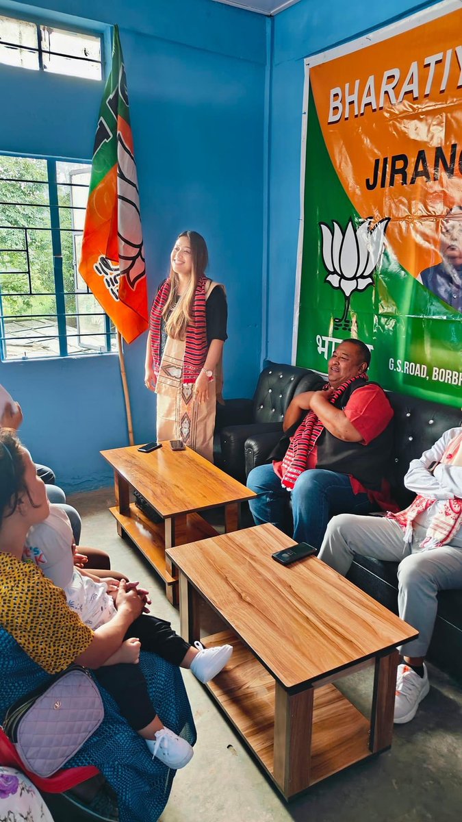 RiyaSangma_bjp's tweet photo. "Engaging in insightful discussions at the interactive session in Jirang Mandal. alongside the esteemed presence of the State President Sir Rikman momin and M Chuba Ao Sir, National Vice President BJP. Together, we pave the path towards progress and empowerment. #InteractiveSession #BJPMeghalaya #Leadership