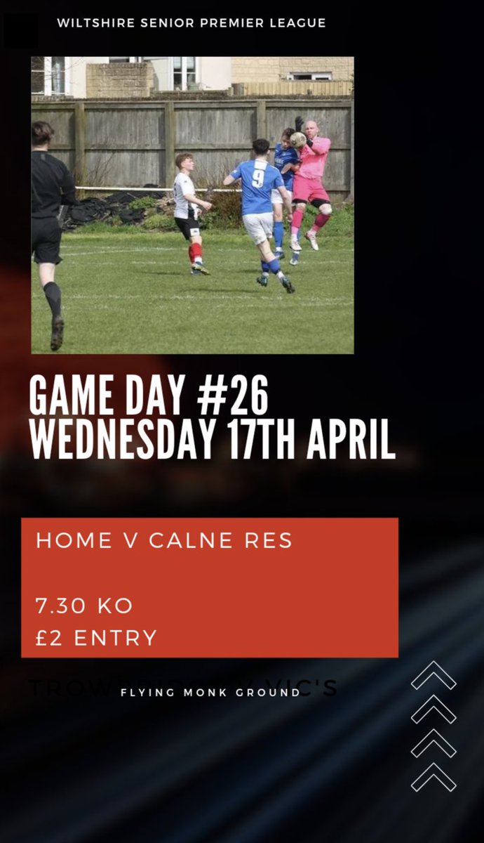 Congratulations to our 1st team @MalmsVicsMedia on their play off semi final win last night 👏 And with other results going our way we have avoided the drop and can enjoy our 4 remaining fixtures. Tonight at the Monk @calne_town @swsportsnews @WiltsLeague