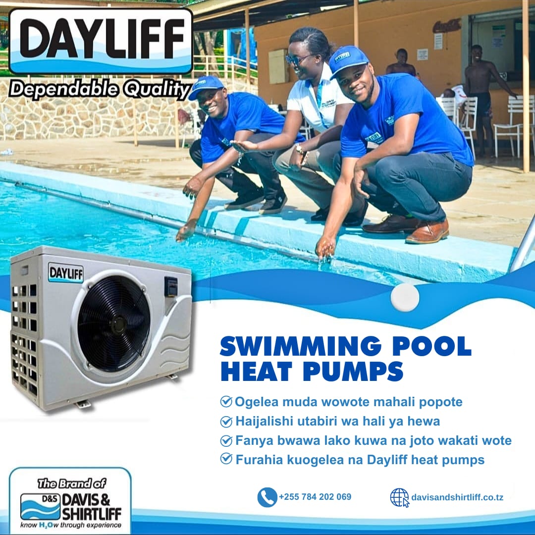 DaviShirtliffTZ's tweet photo. Je..! wajua kuwa unaweza kuogelea kwenye bwawa lako la kuogelea hata katika msimu wa baridi?

Usiache kuogelea kwa sababu ya maji kuwa ya baridi.

Tumia "dayliff swimming pool heat pumps" kufanya bwawa lako kuwa na joto.

Karibu Davis and Shirtliff tukuhudumie. https://t.co/xRBFuOfmLn