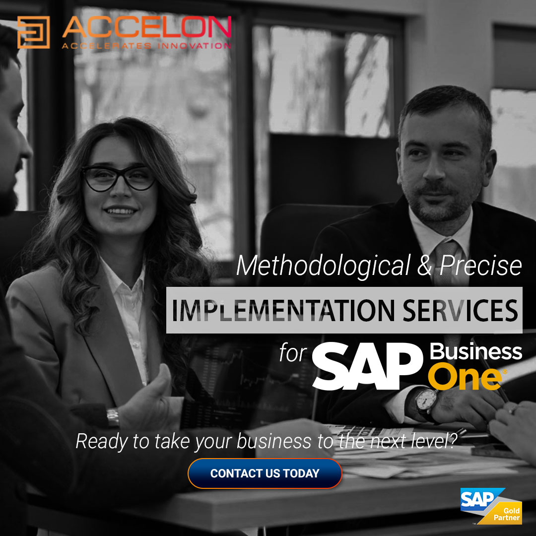 Take your business to the next level with our SAP B1 Implementation Service. From seamless integration to personalised support, we've got you covered.

Get in touch: accelontech.com/sap-business-o…

#SAPBusinessOne #SAPServices #SAPB1implementations